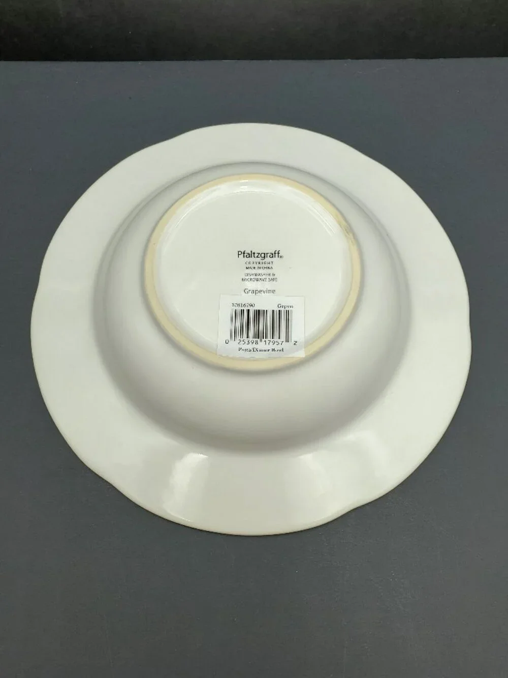 Pfaltzgraff Grapevine Dinner Bowls Individual Rimmed Pasta Bowls Salad Bowls